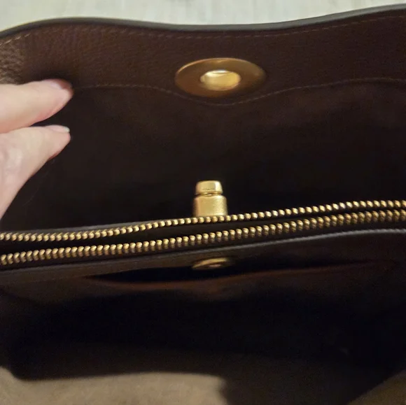 Coach Soft Willow Bucket Bag Dark Stone - Picture 6 of 7